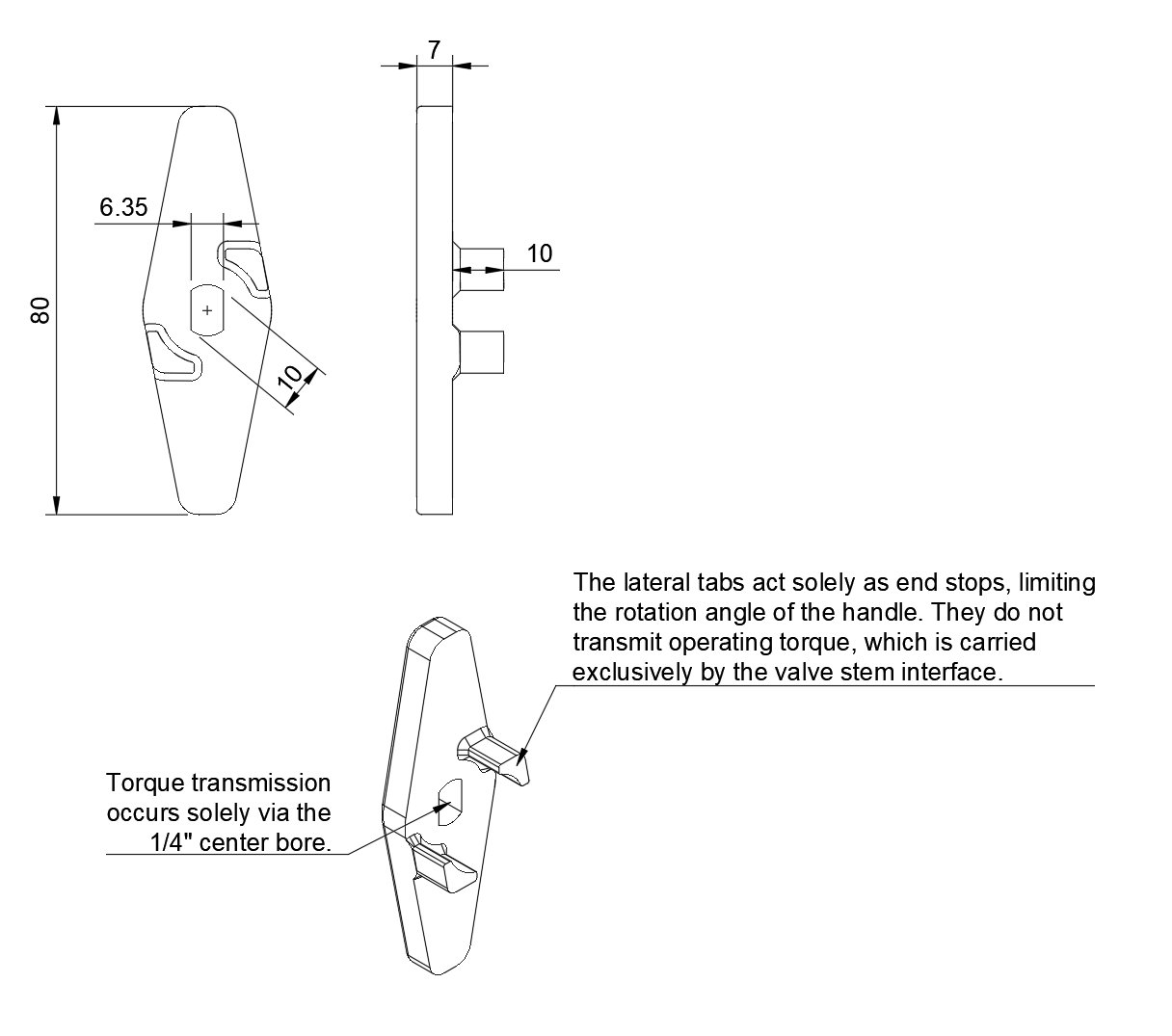 Water Valve Handle