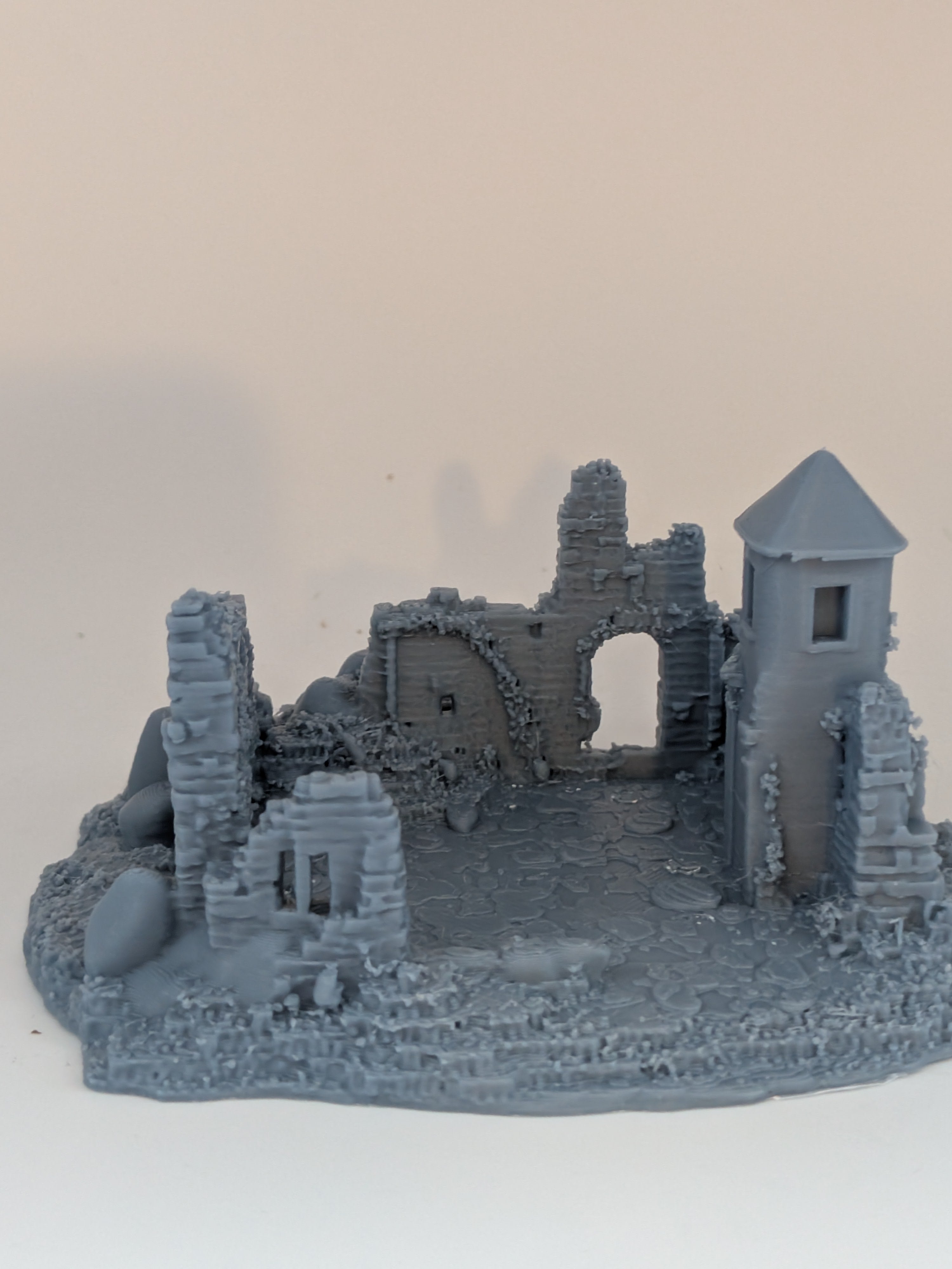 old castle ruin for terrain building