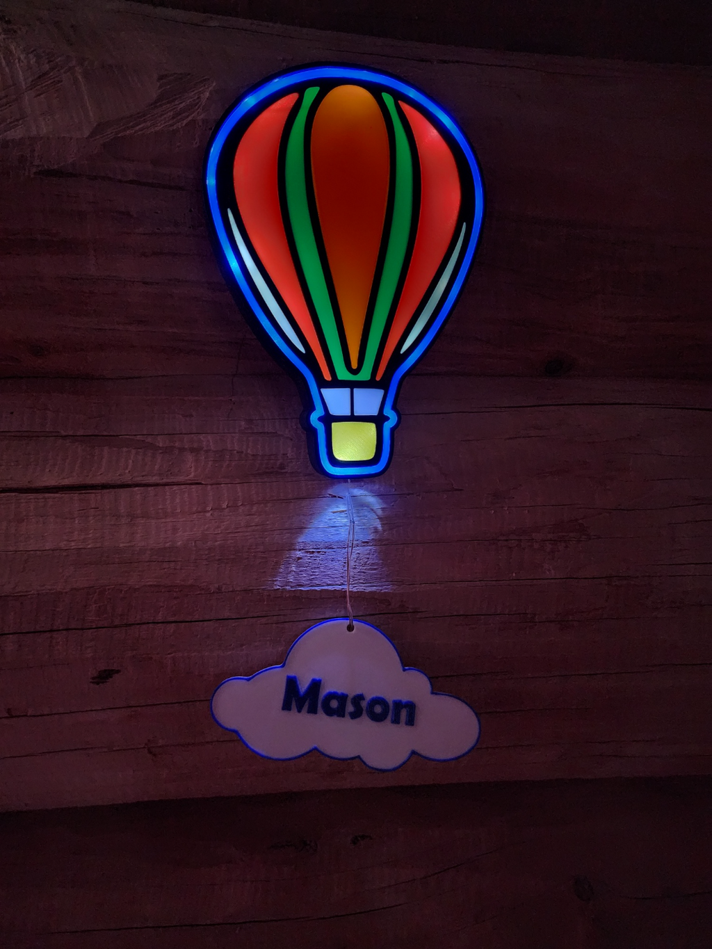 Customizable Hot Air Balloon Lamp/Night Light