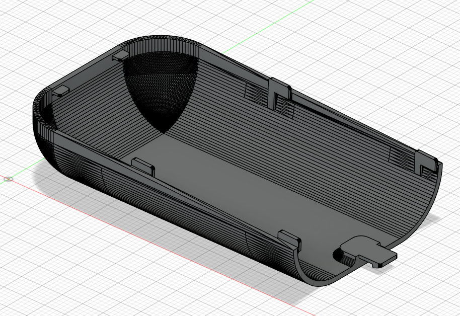 TCL RC833 Remote Battery Cover.
