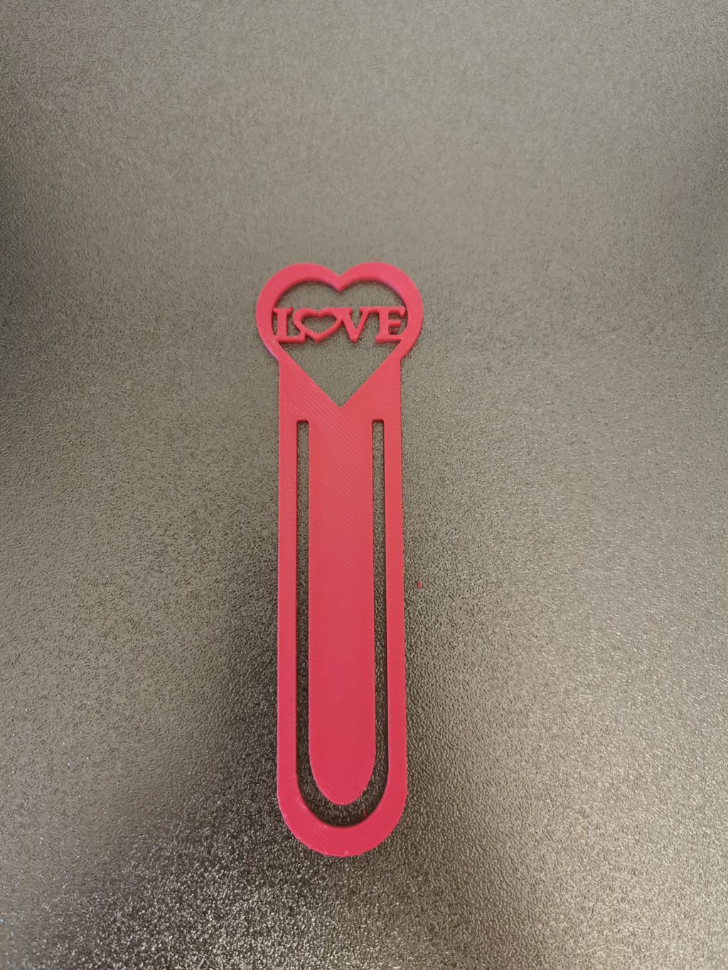 Heart paperclip. Bookmarks