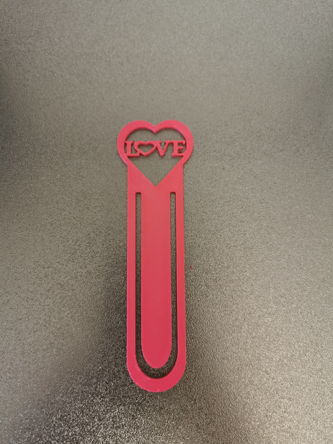 Heart paperclip. Bookmarks