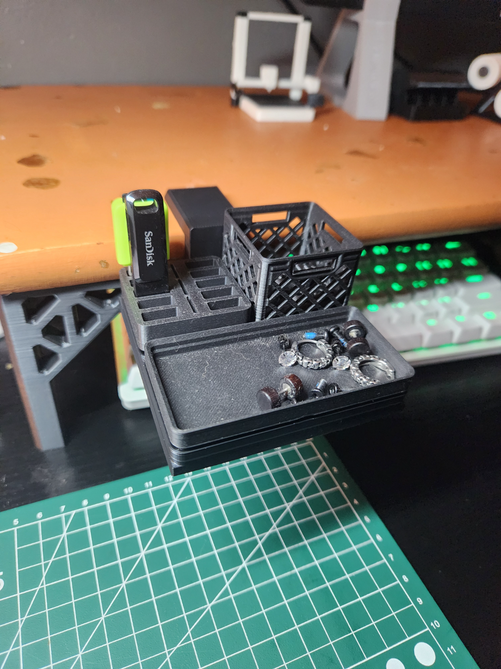 Gridfinity 2x2 Base clamp