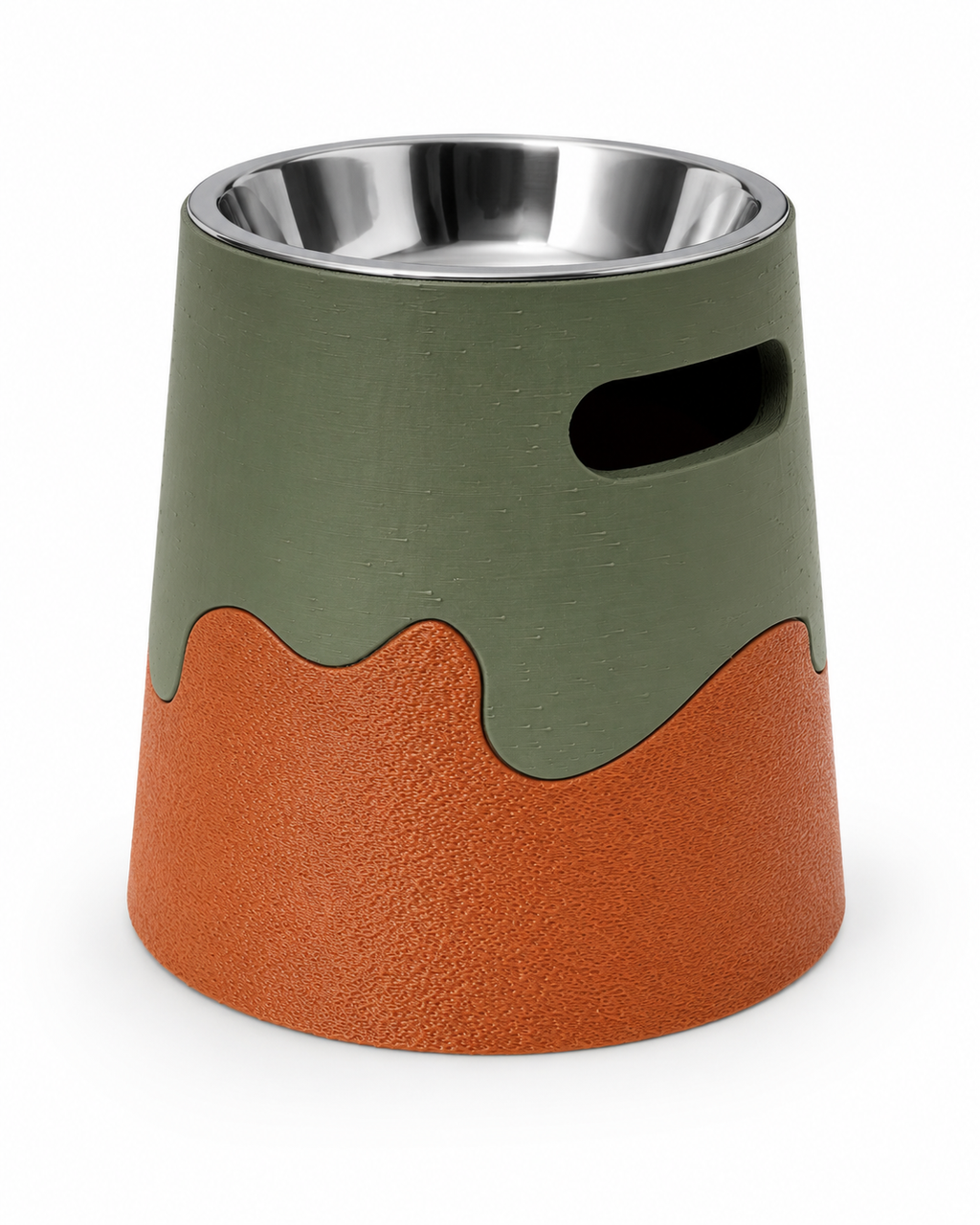 Wavy Elevated pet bowl riser