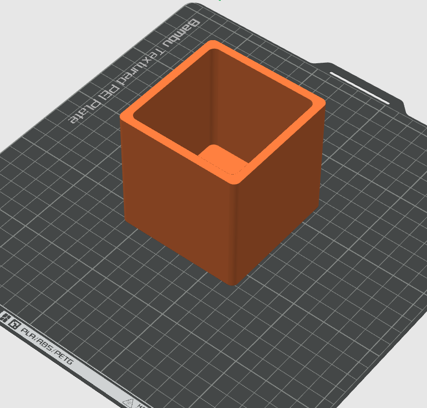 Square pencil holder