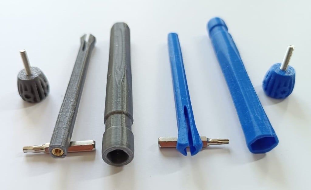 Handle for 4mm screwdriver bits