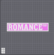 Bookshelf Sign – Romance Rd – Street Sign