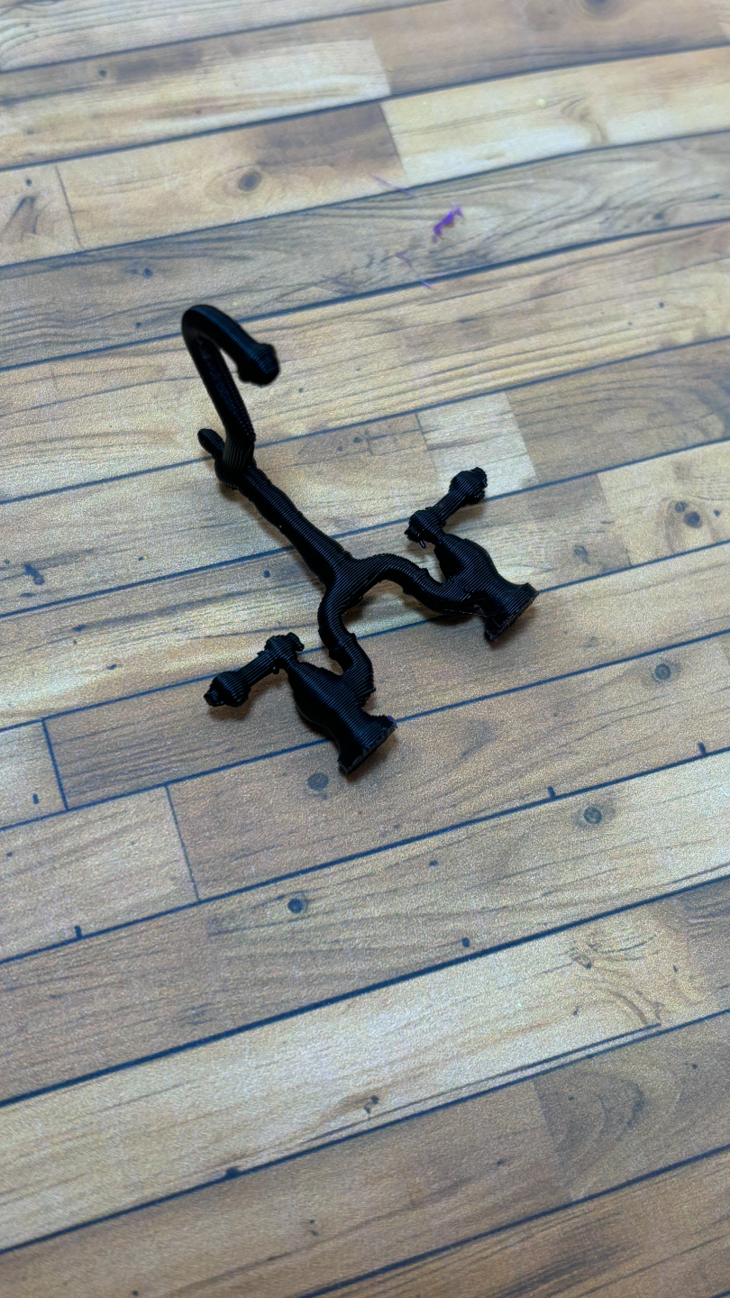 Dollhouse Scale 1:12 Farmhouse Kitchen Faucet