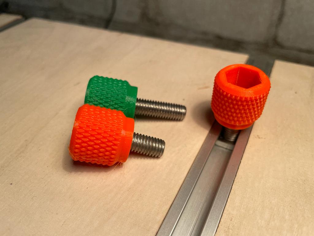 Knurled Screw /Knob/ Nut M3, M4, M5, M6, M8