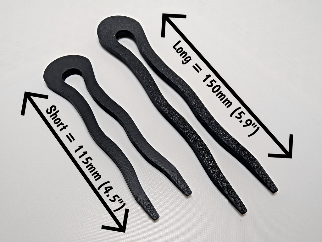Two Prong French Hair Pin