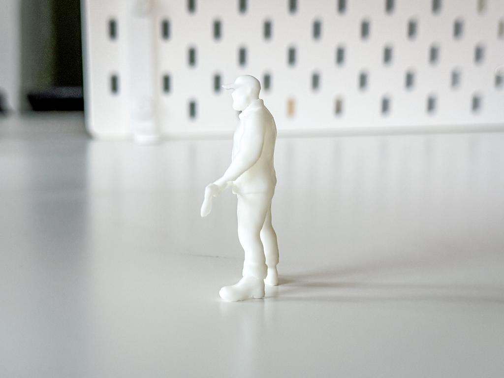 Miniature Man/Lumberjack for your Diorama