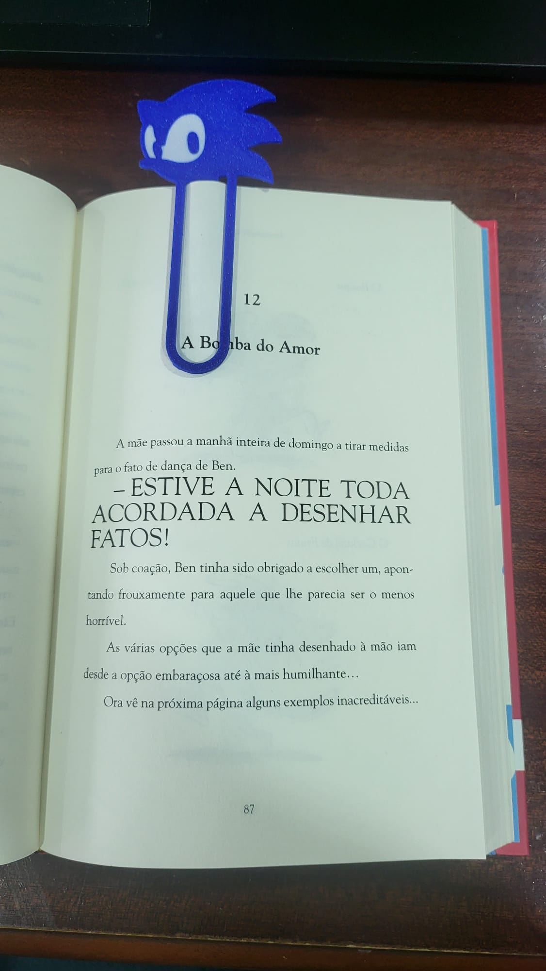 Sonic the Hedgehog Bookmarker