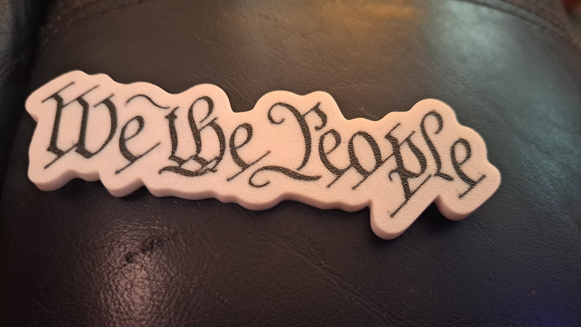 We The People Fridge Magnet