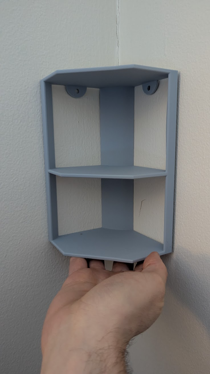 Small Corner Shelf |Scalable| Floating or Standing