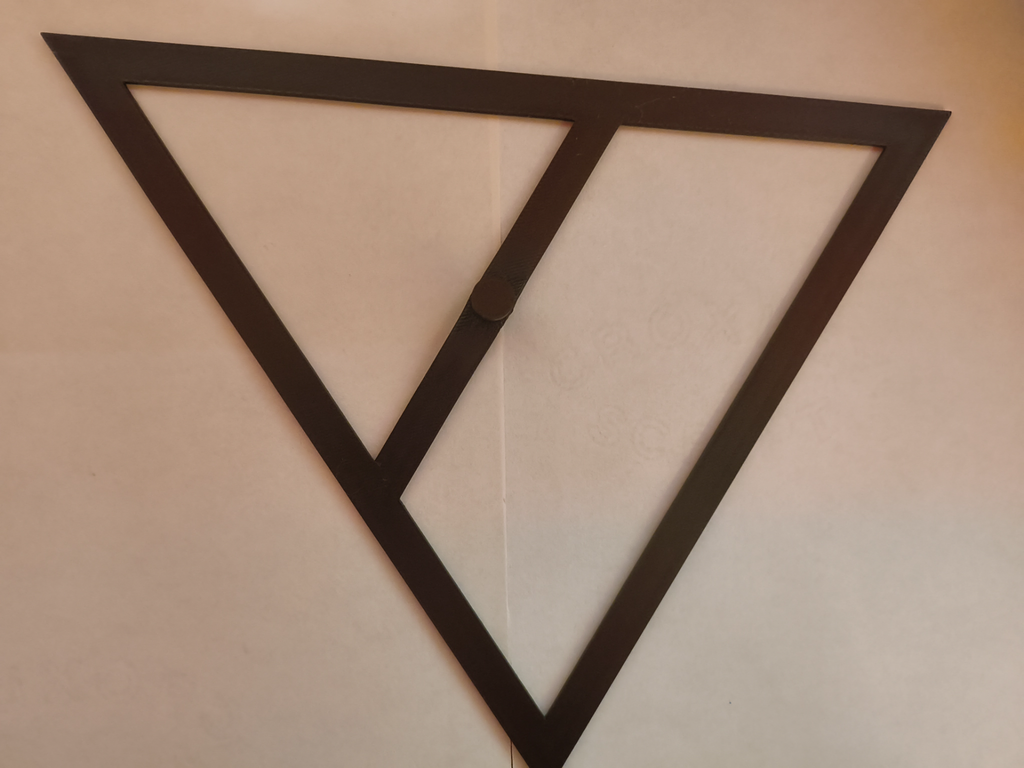 Bunting/Sewing Triangle Template Thing