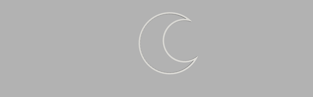 Crescent macrame blank