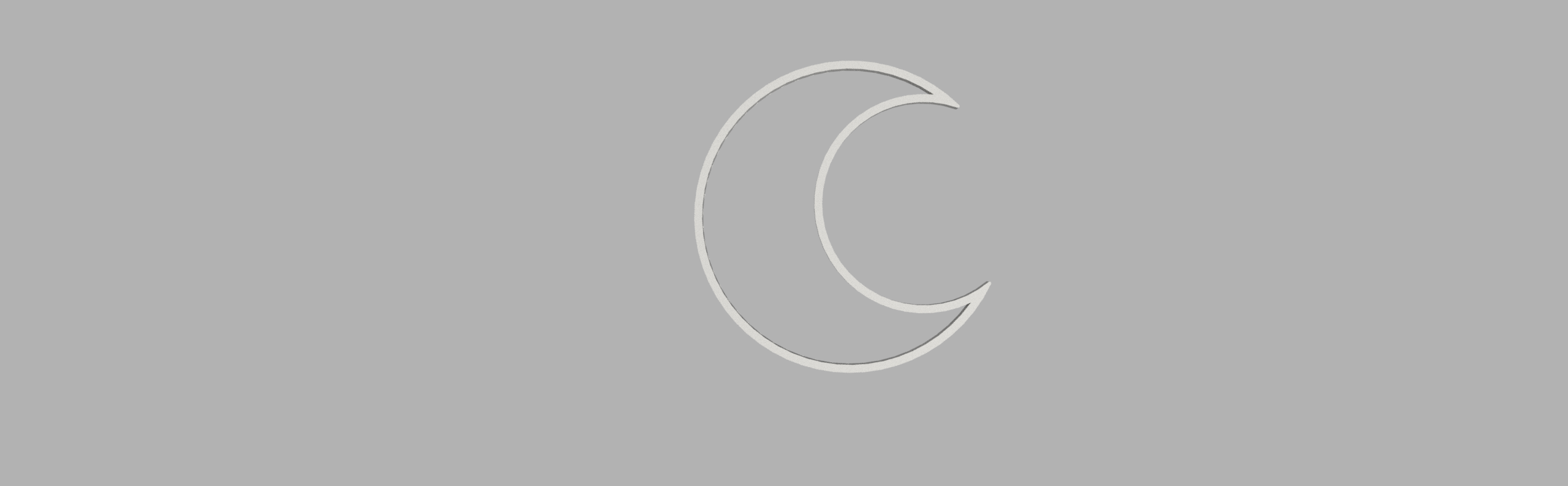 Crescent macrame blank