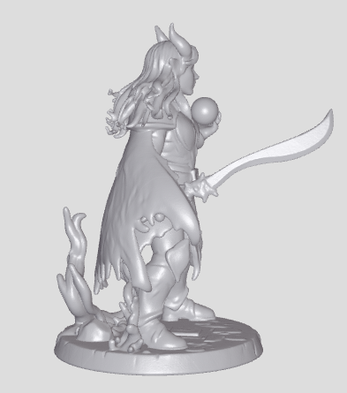 Evil Horned Wizard minature