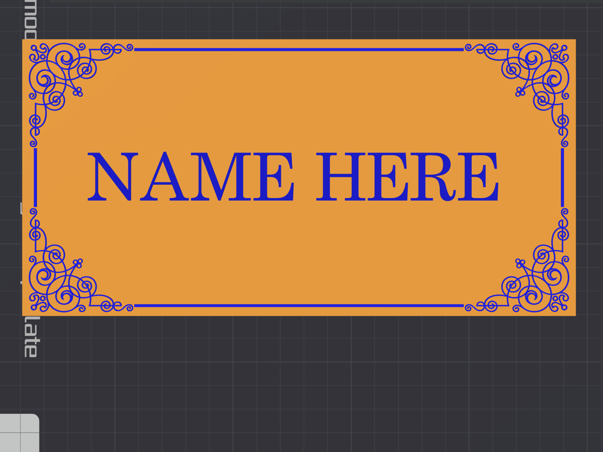 Door / House Name Plate
