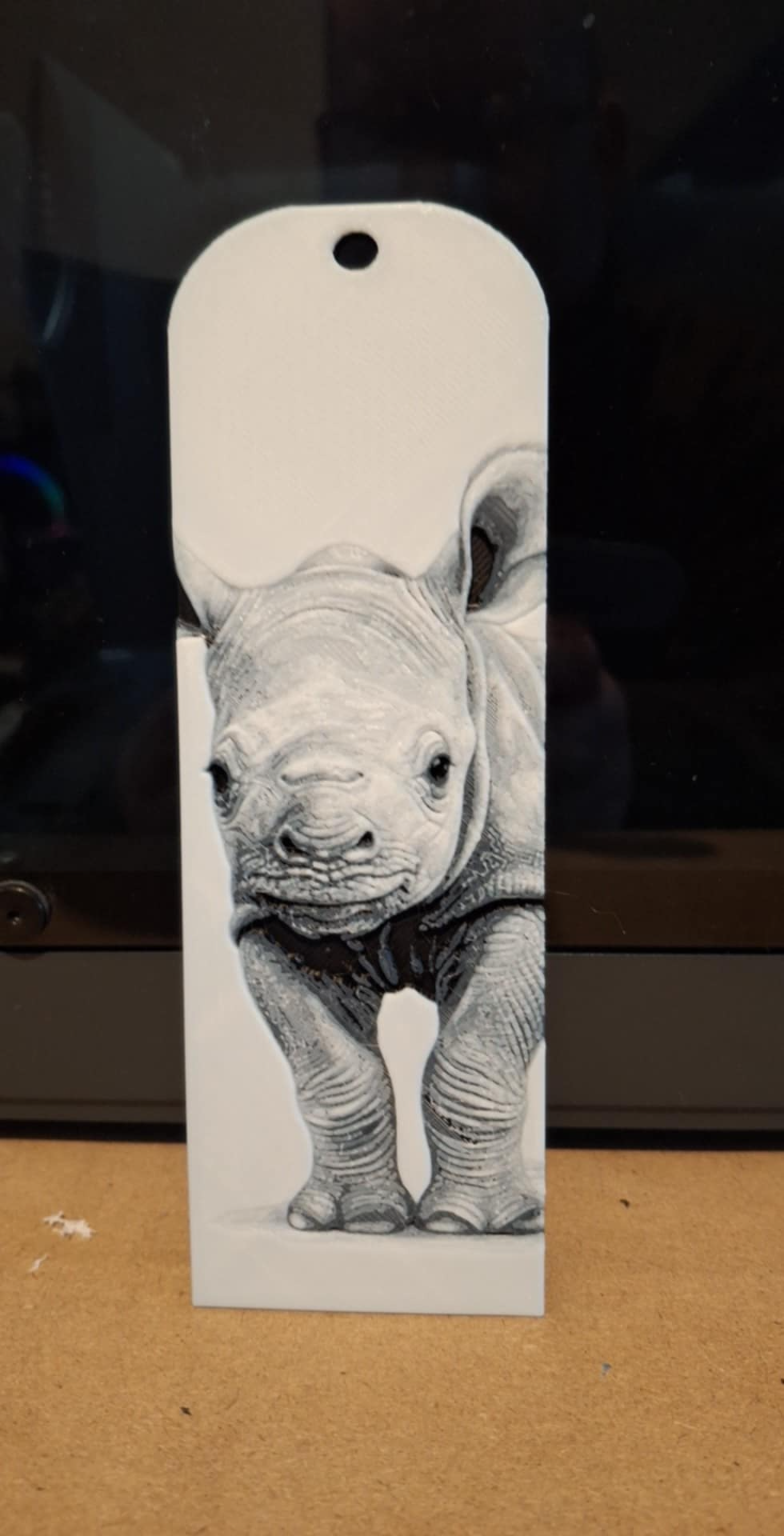 set 2 - Jungle animal bookmarks - greyscale