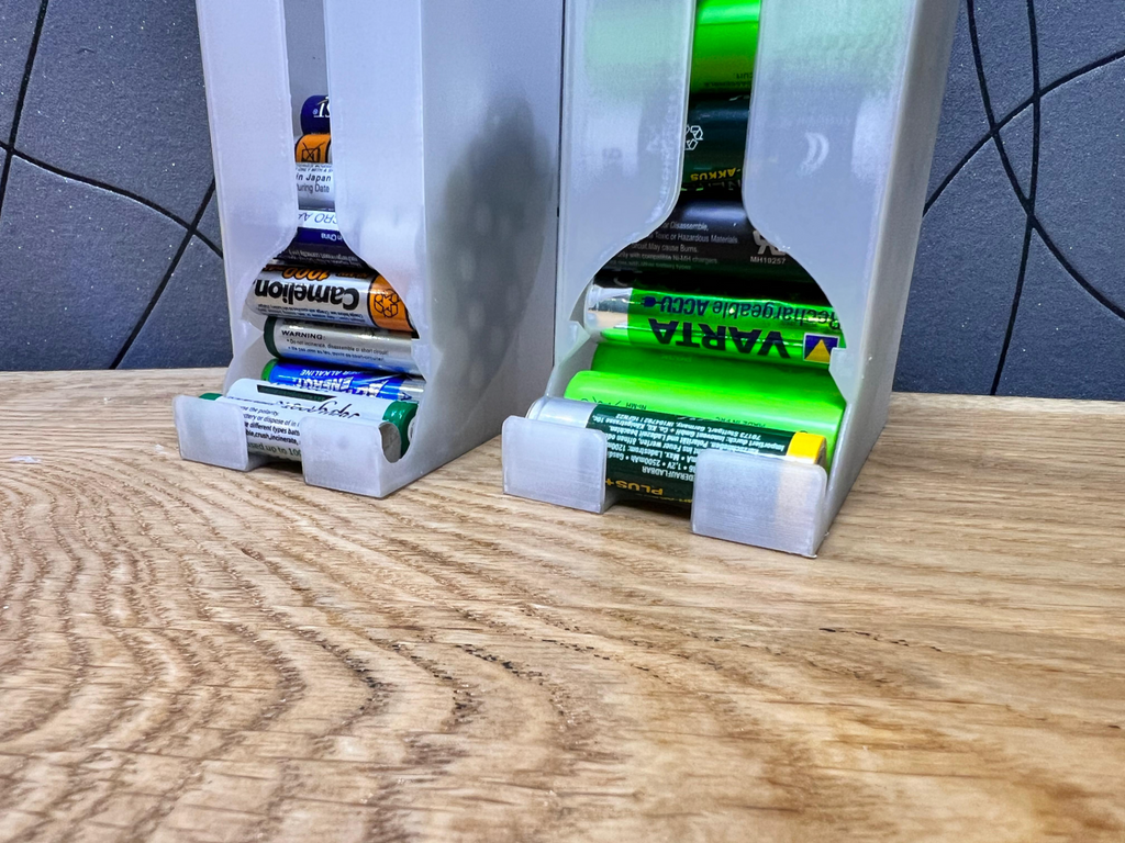 AA battery and AAA battery dispenser