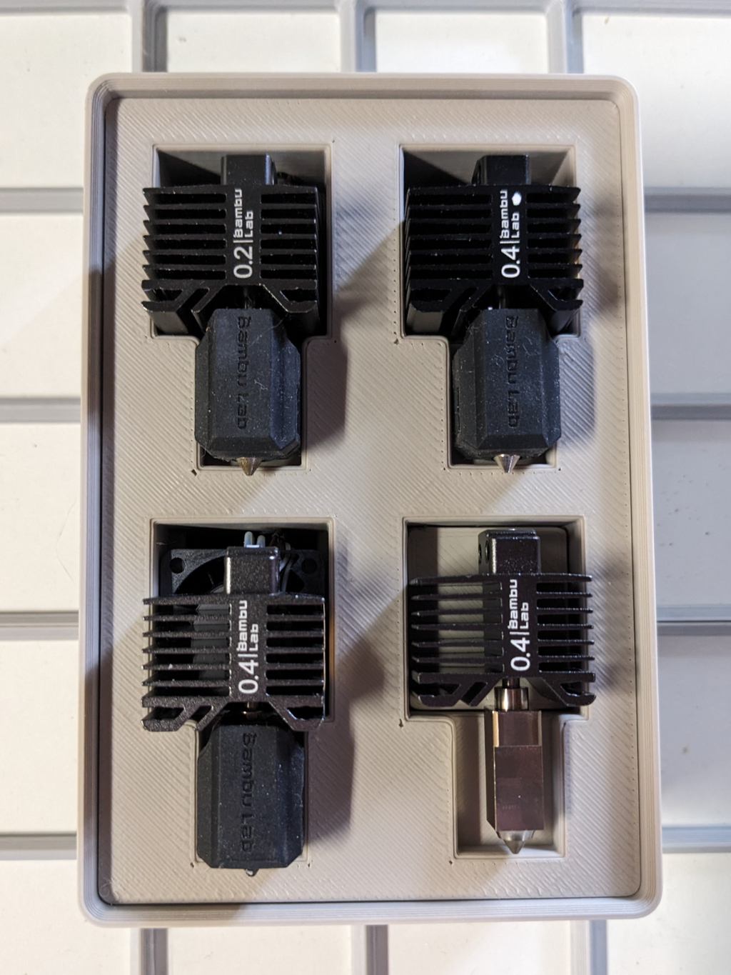 Gridfinity Bambu Hotend Holder
