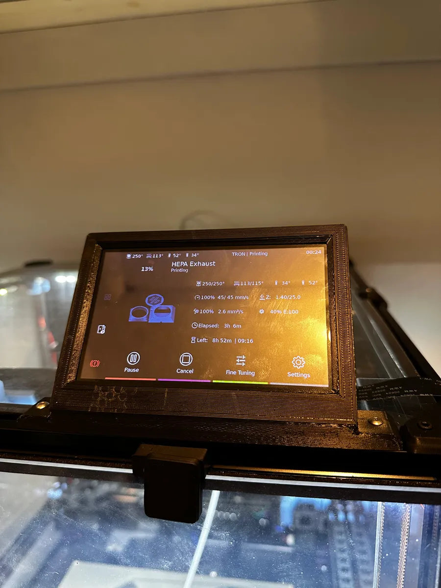 Pi TFT50 Top Display Mount for Voron