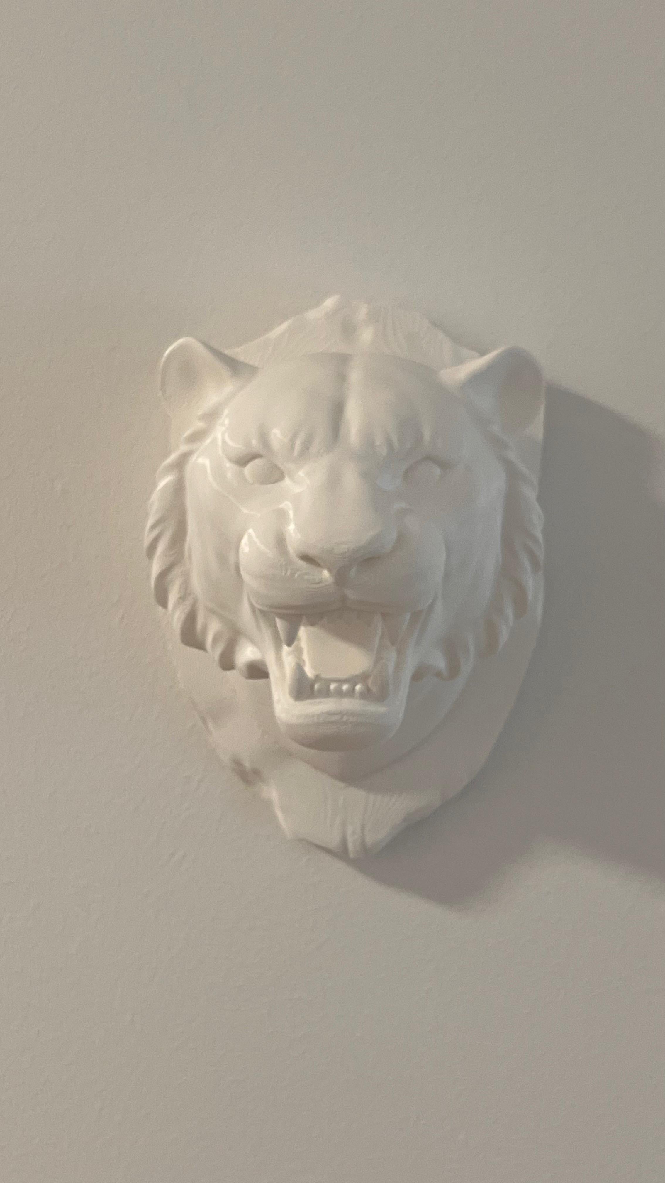 Tiger Head Bust - Wall Mount