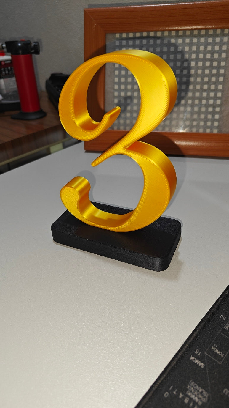 Numbers for table 0 to 9 for Events