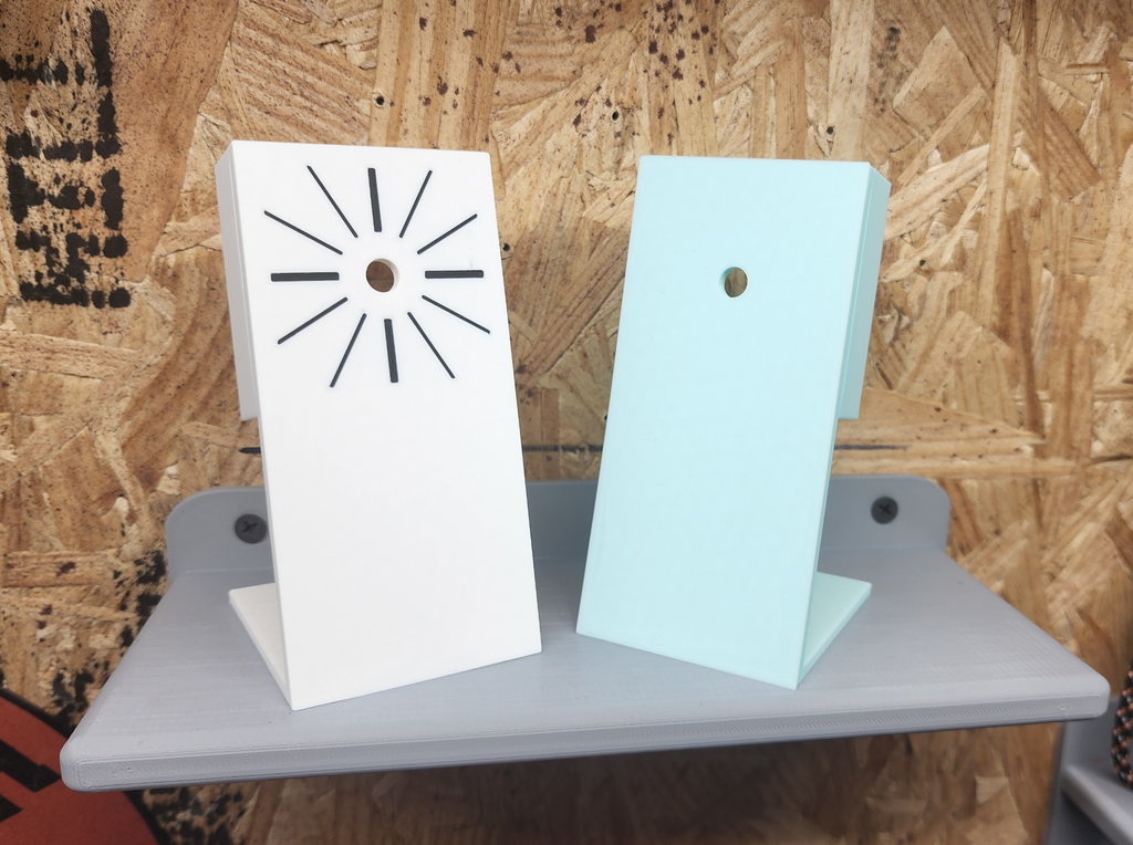 Minimalist Desk Clock 3 Models for Bambu Kit 011