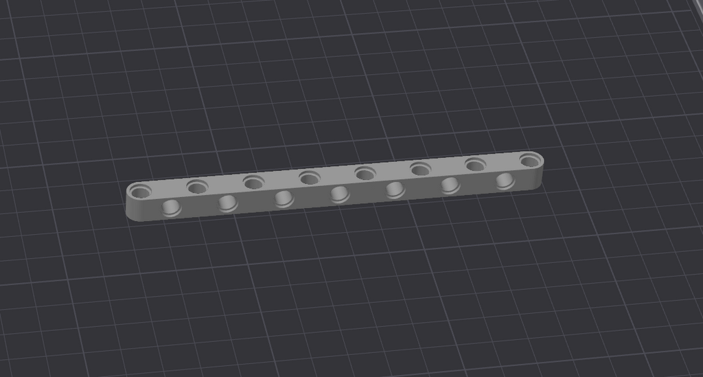 Brick like Technic Modified Perpendicular Holes Beam 15 Studs