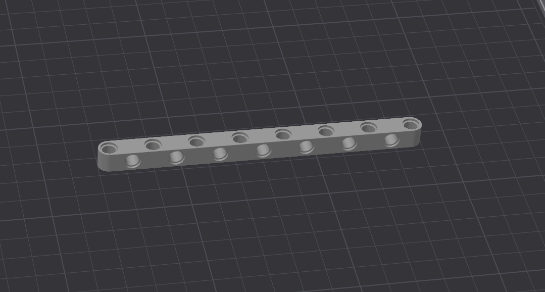 Brick like Technic Modified Perpendicular Holes Beam 15 Studs