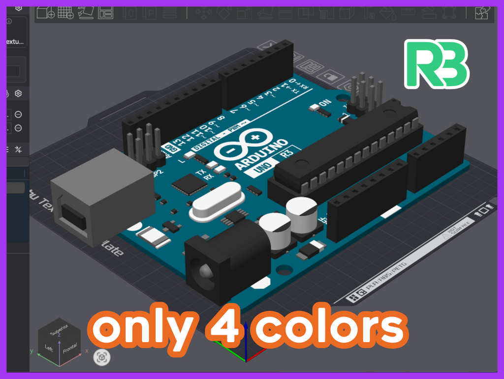 Giant Arduino UNO R3 – Multicolor Print