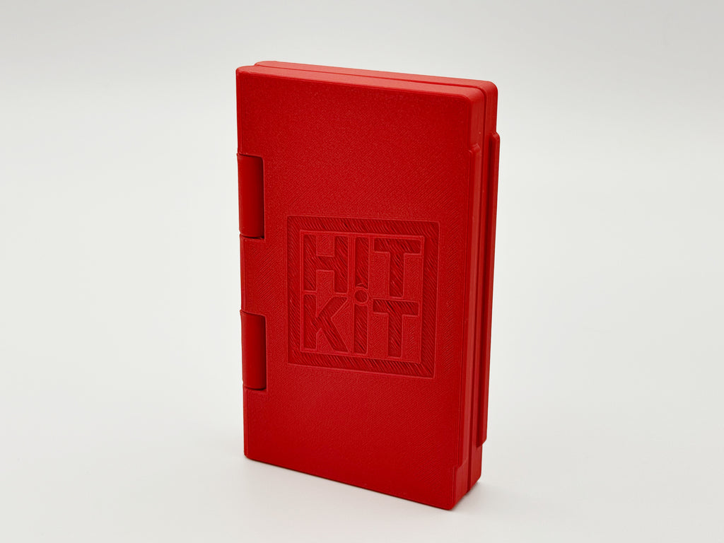 Tokédex- a clamshell cigarette/joint+ lighter case