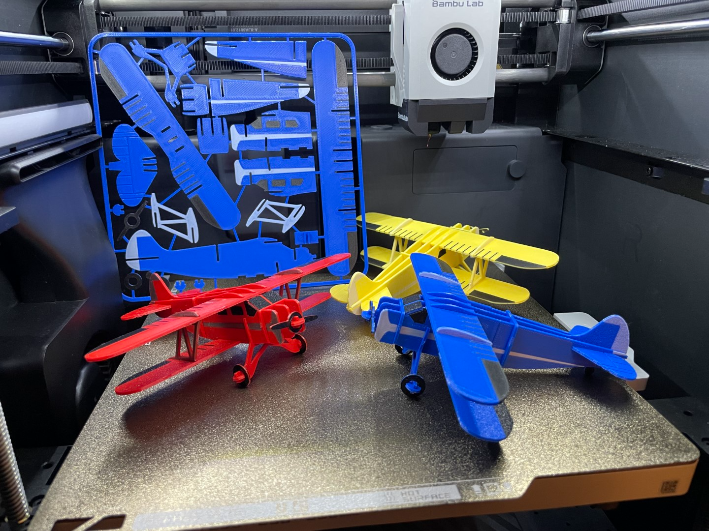 Biplane Kit Card (Waco YKS-6) - Christmas Gift!
