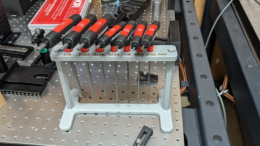T-Handle Allen Key Rack (SAE)