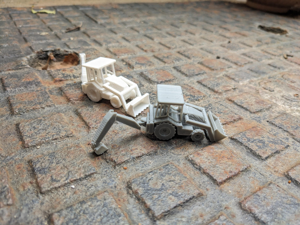 Backhoe Loader - Print In Place - Torture Test