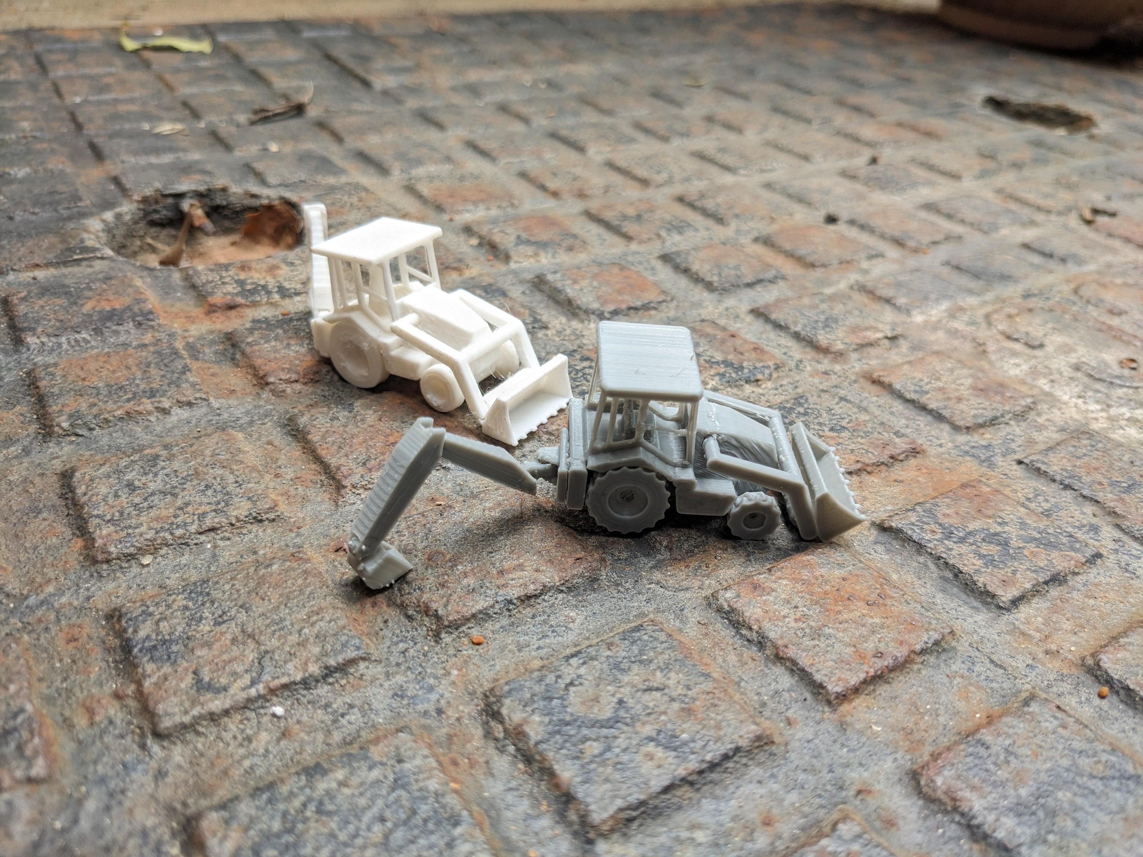 Backhoe Loader - Print In Place - Torture Test