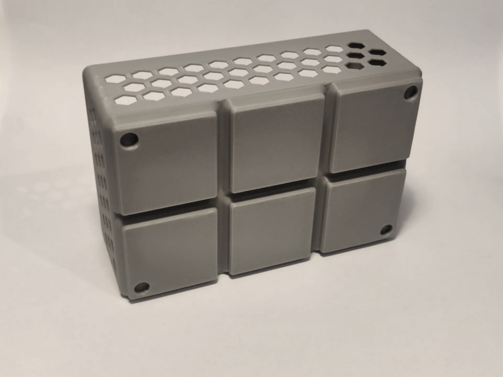 Gridfinity Bin 2x3 - Hex Wall