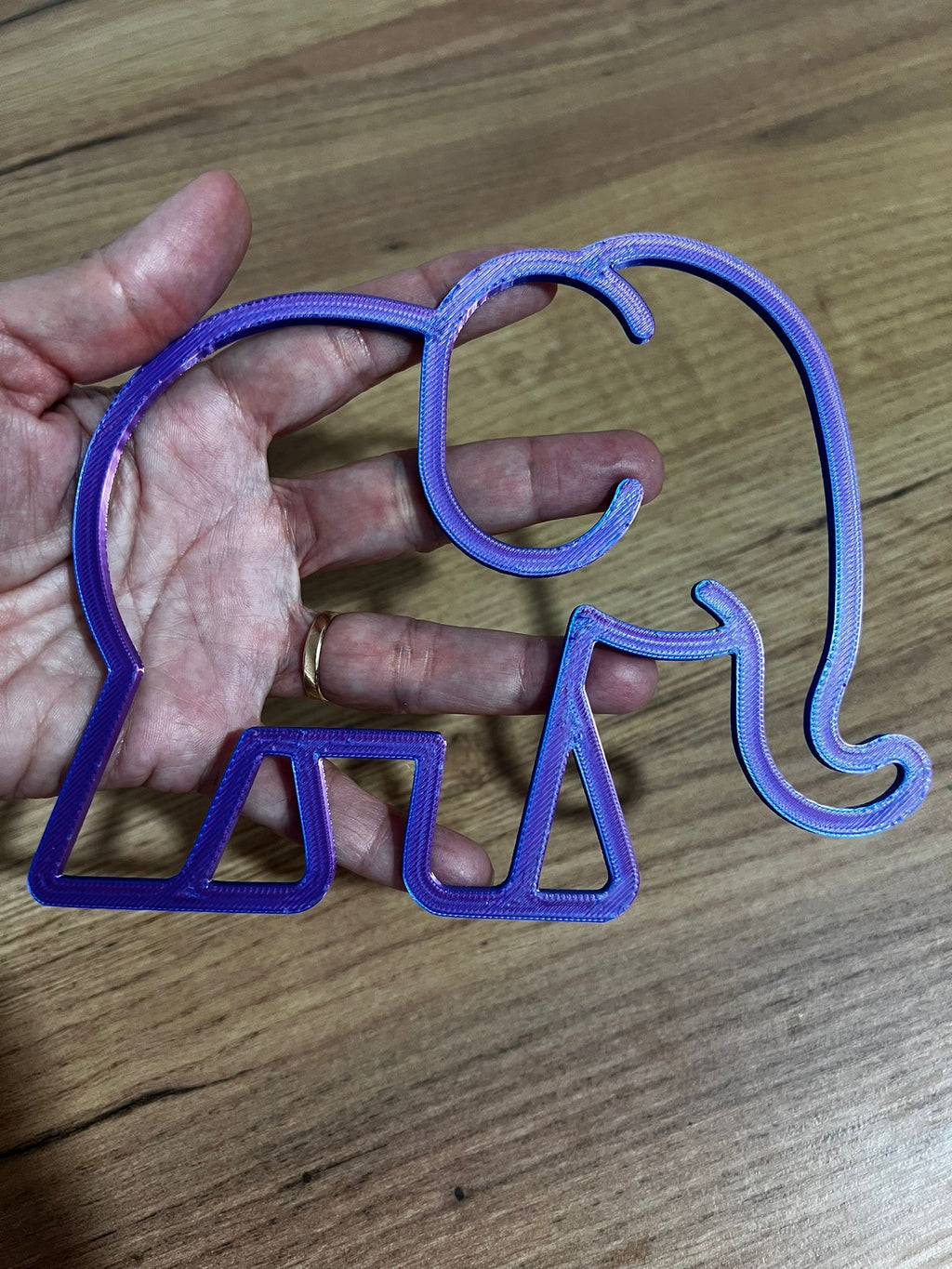 moldura elefante para decoração