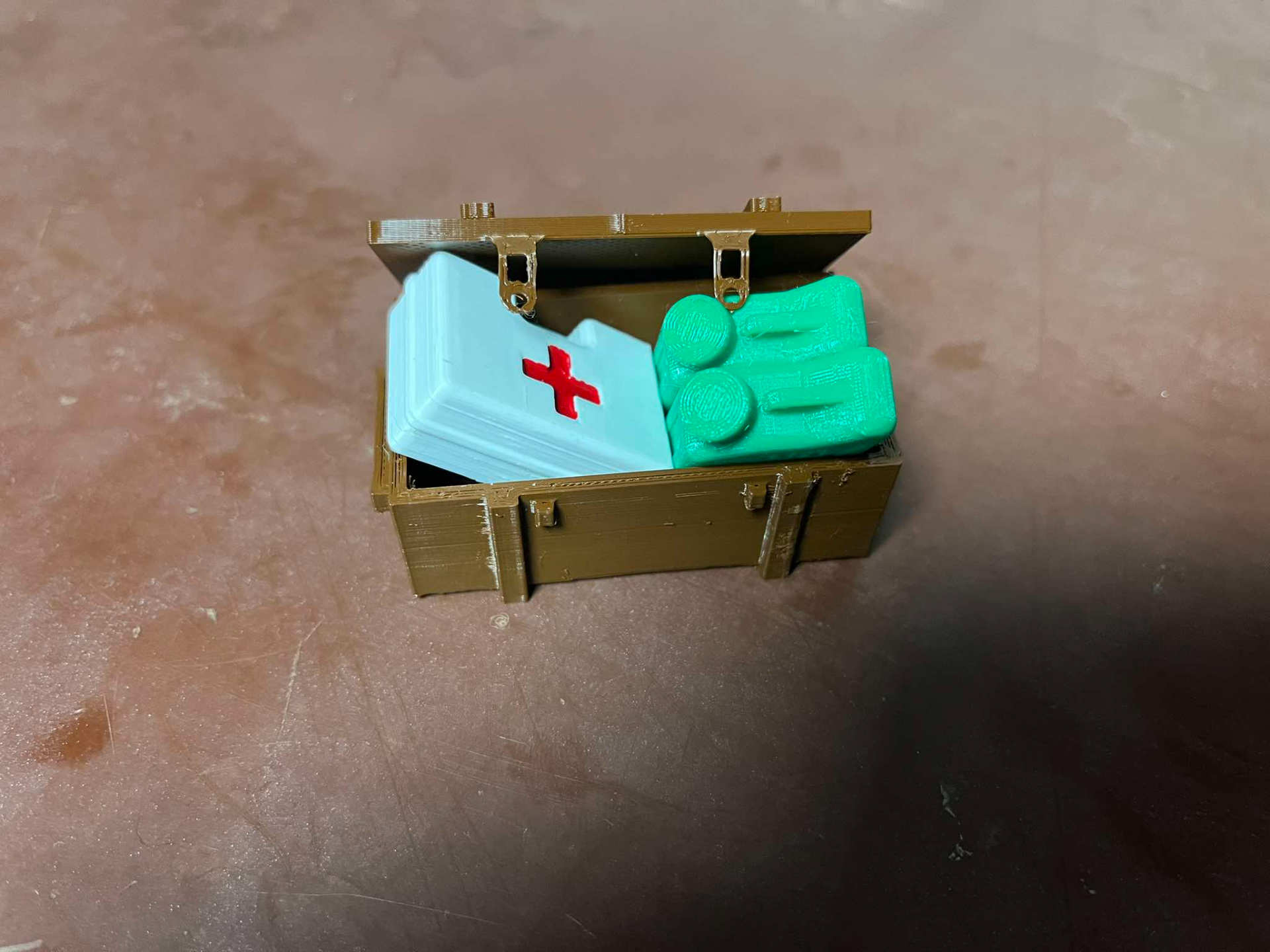Army box 1:10 and 1:12, RC car, miniature, diorama