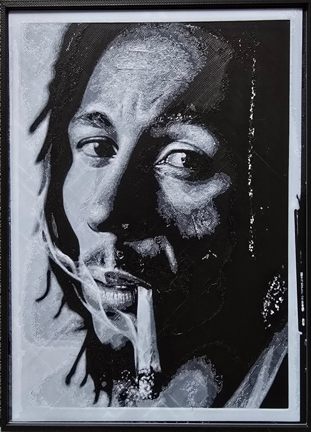 Bob Marley having a smoke