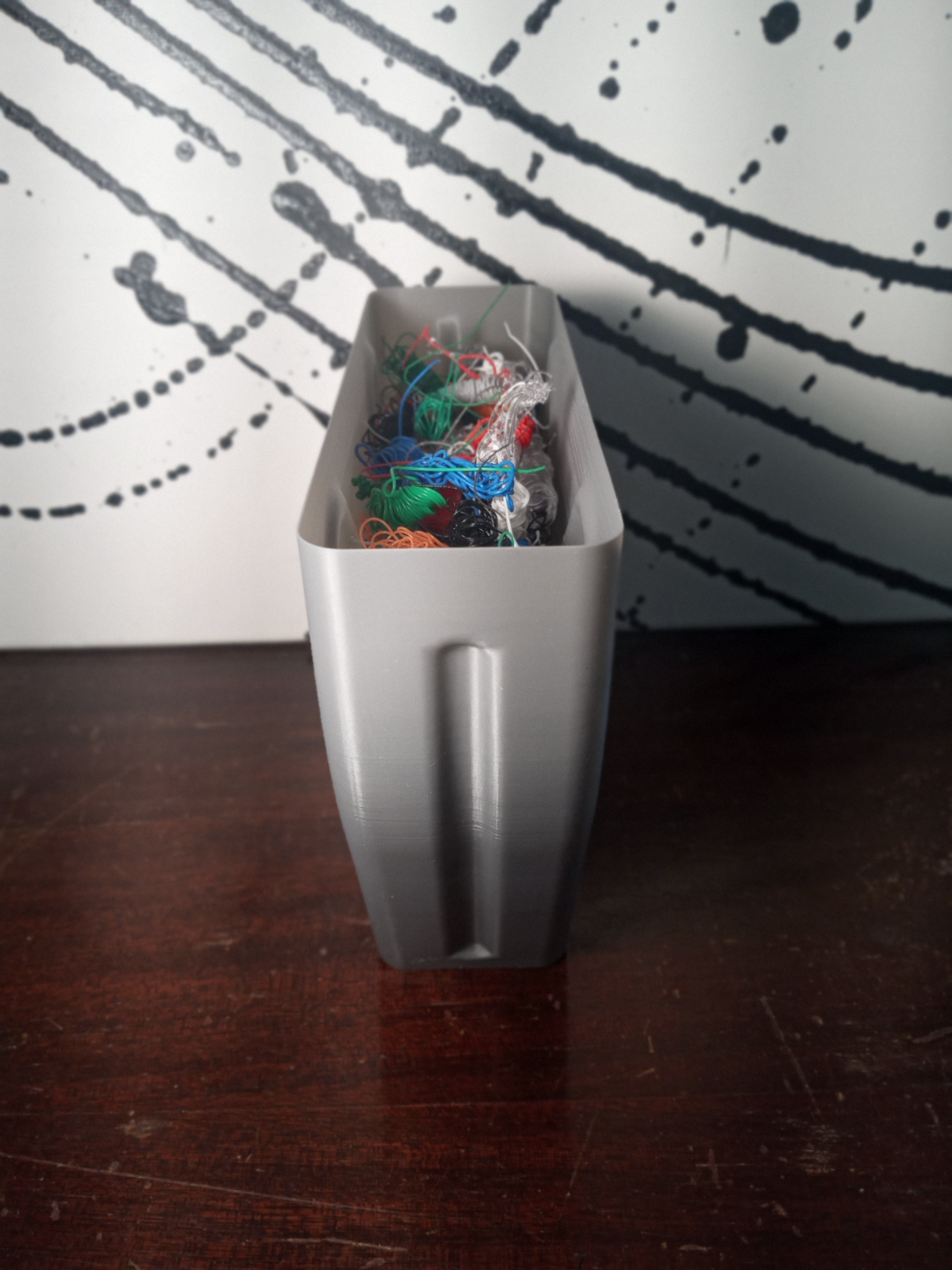 Slim purge bin vase mode