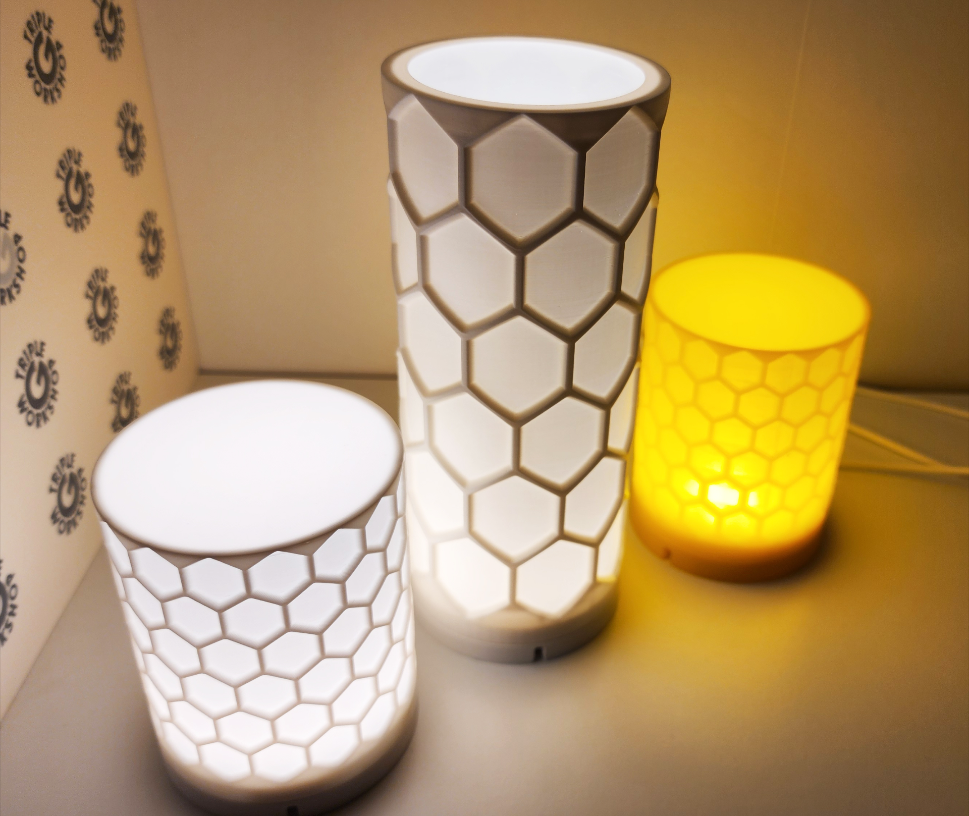 ⬡ Hex Lights for Bambu LED Lamp 001