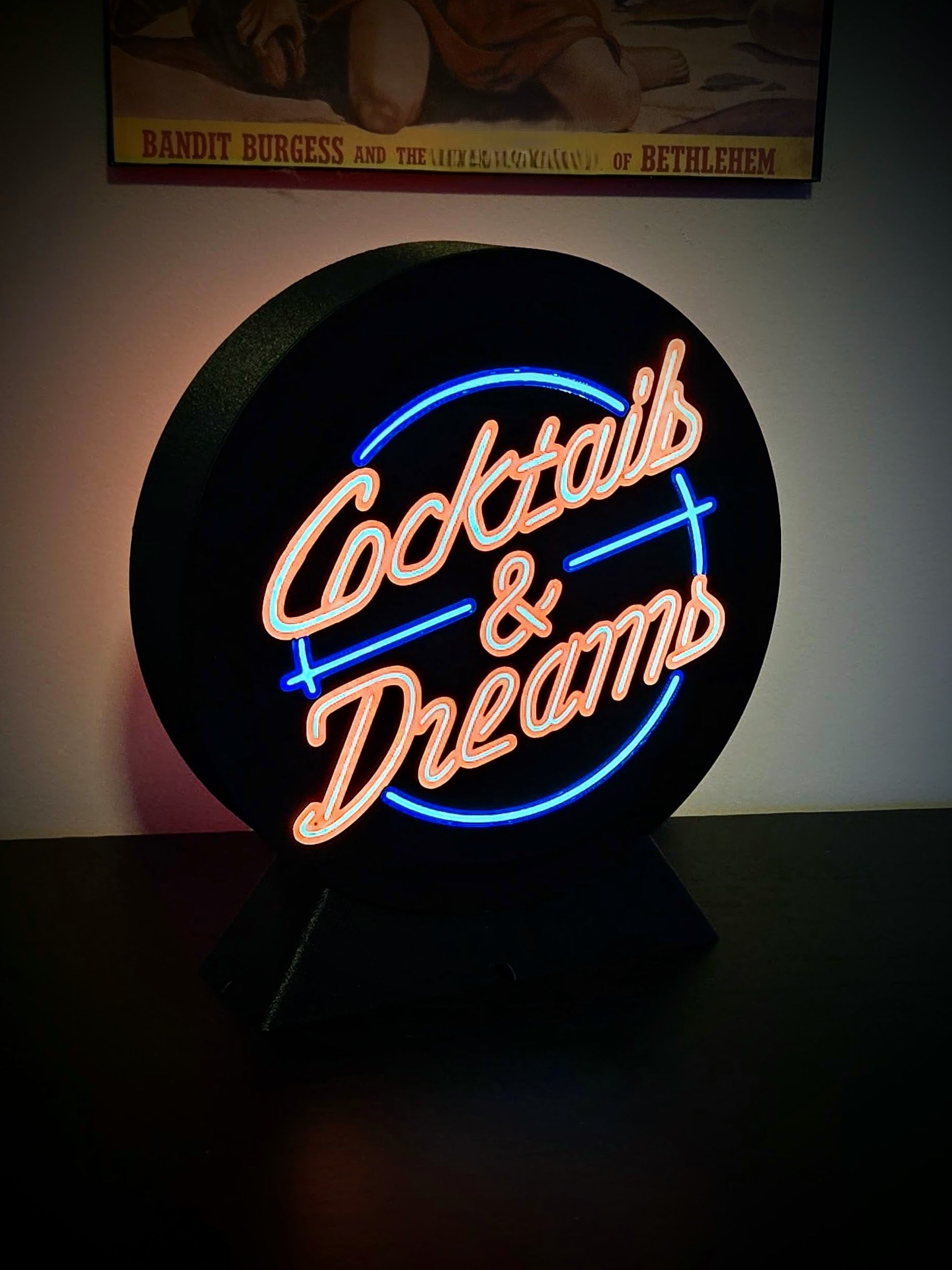 Desktop Stand & Frame for Round CO Lightboxes
