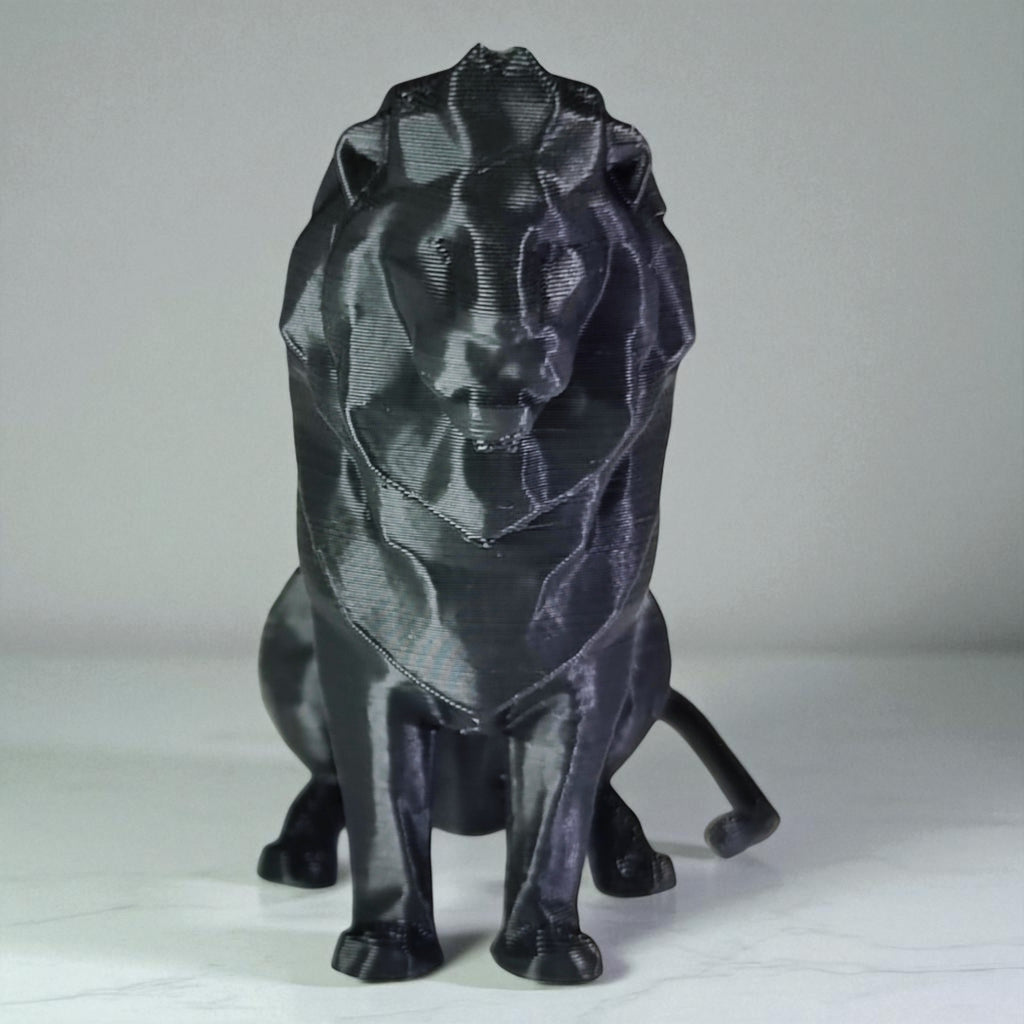 Leon decorativo Low Poly