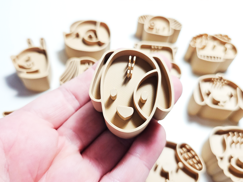 Dog Stamp Set for Pottery or Playdough
