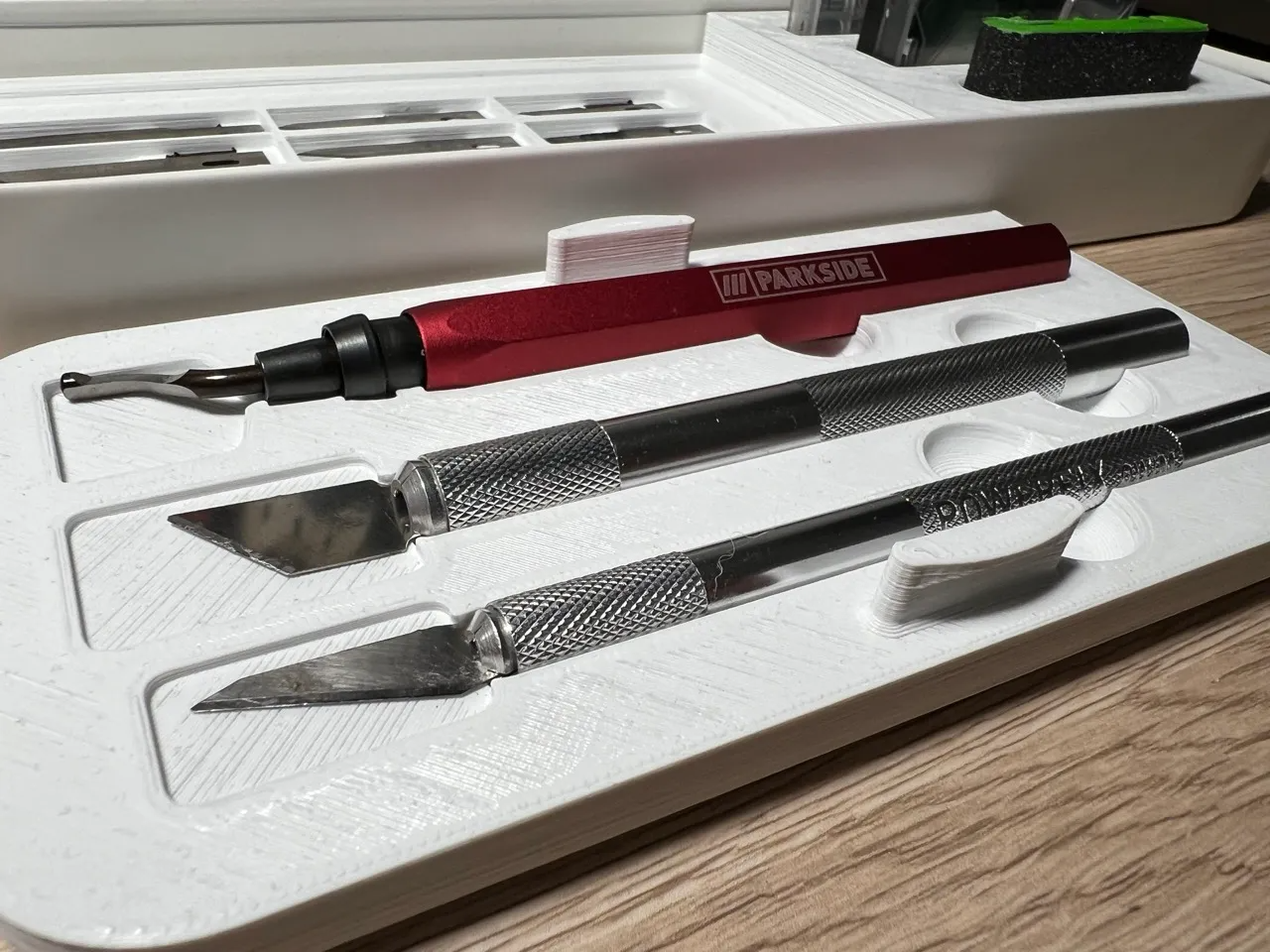 Ikea Skadis finishing tools stackable insert