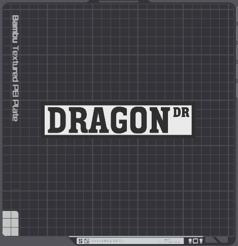 Bookshelf Sign – Dragon Dr – Street Sign