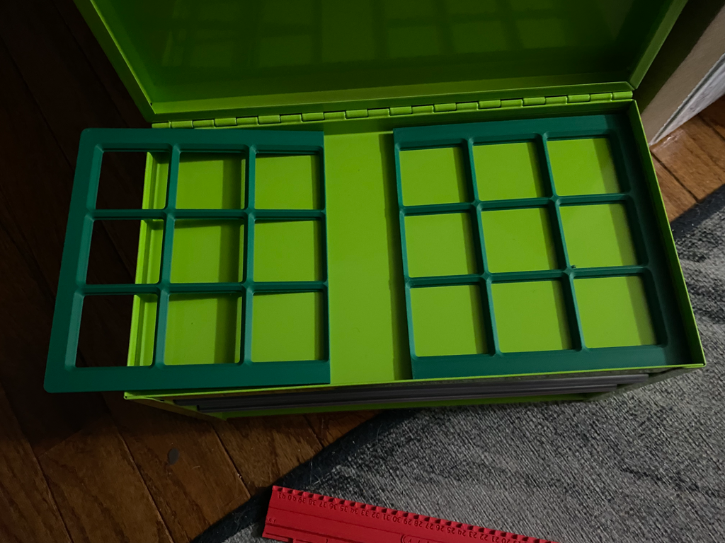 Kobalt Mini toolbox Gridfinity Base Top Storage